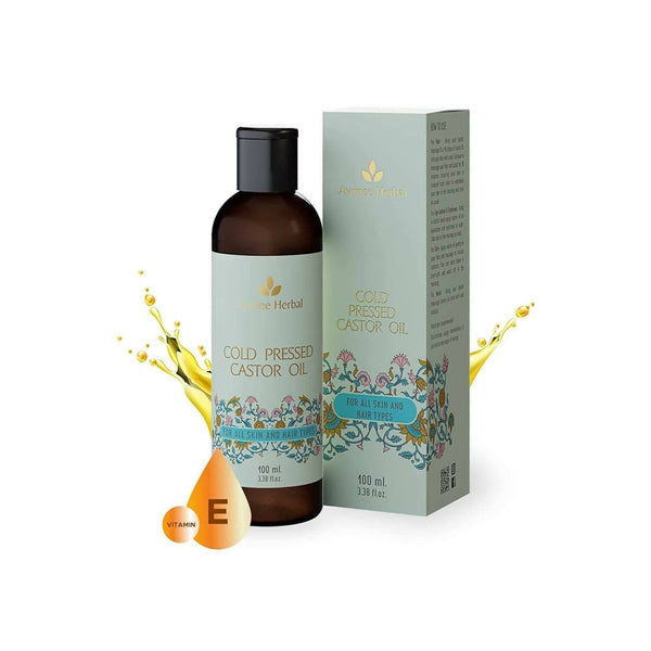 Avimee Herbal Cold Pressed Castor Oil - 1