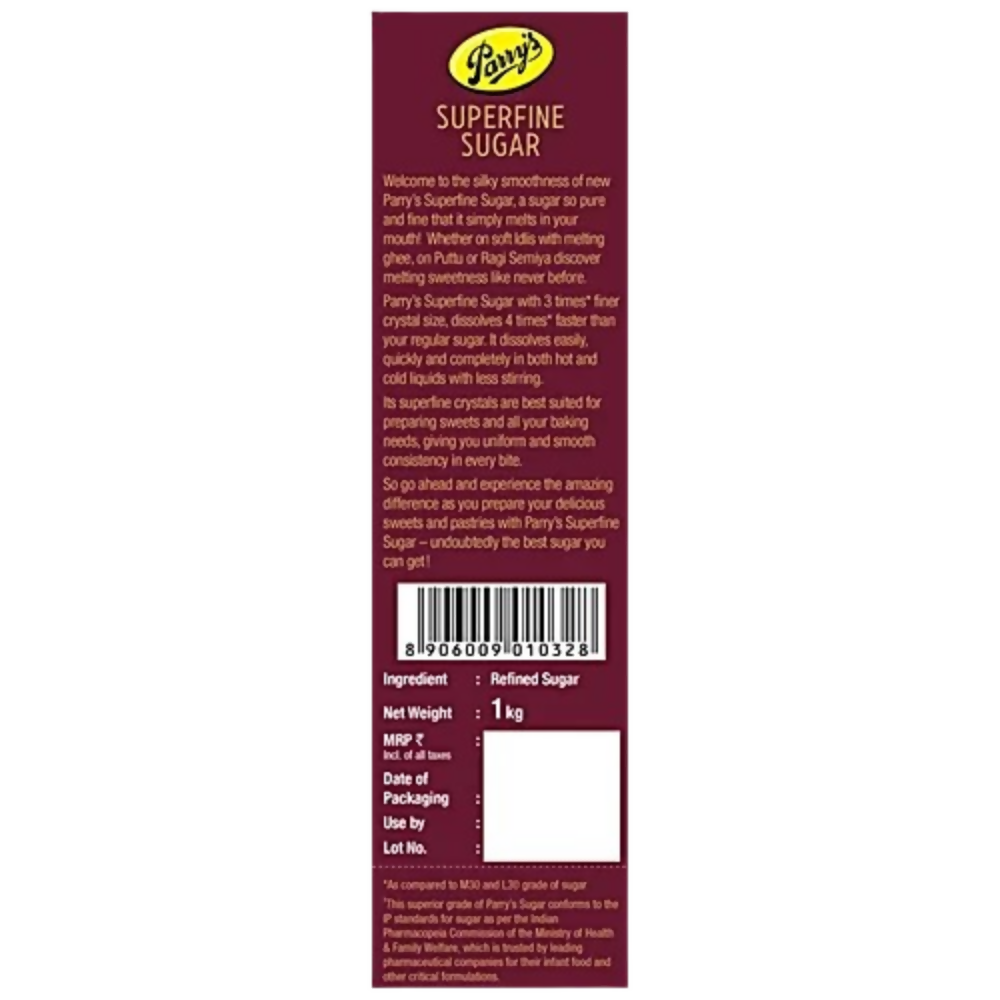 Parry's Superfine Sugar - Dista