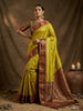 Shree Shyam Fashion Mustard Soft Silk Saree - Distacart