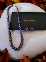 Thumbnail for Inhanns Spectrum Everyday Pearl Sets - Single Strand - Purpale - Distacart