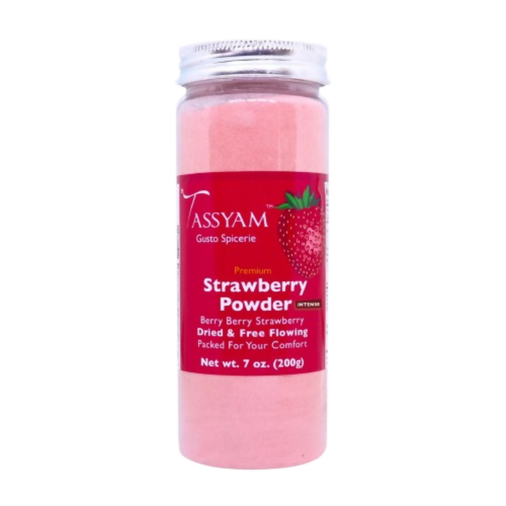Tassyam Organics Intense Strawberry Powder - Distacart