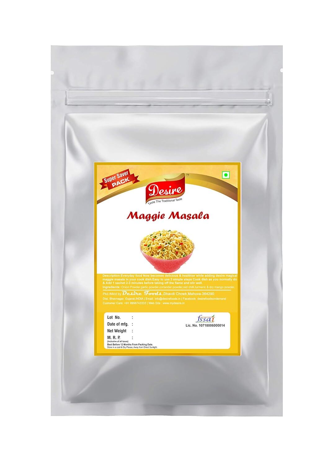 Desire Magical Maggie Masala Powder - Distacart