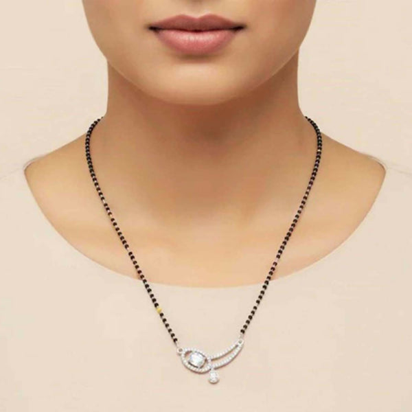Joban Fashion Women White Moonstone Magic Mangalsutra - Distacart