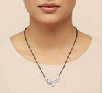 Thumbnail for Joban Fashion Women White Moonstone Magic Mangalsutra - Distacart
