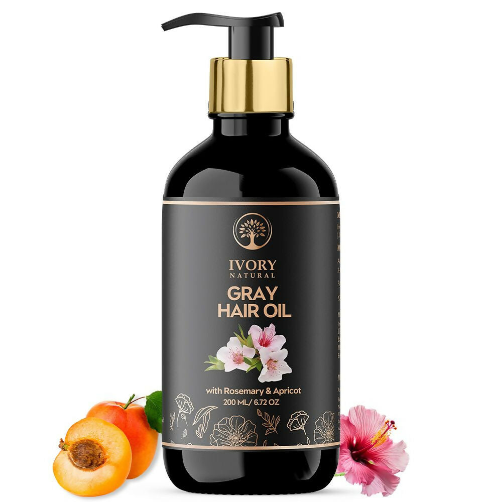 Ivory Natural Gray Oil Restore Natural Black Hair And Shine - Distacart