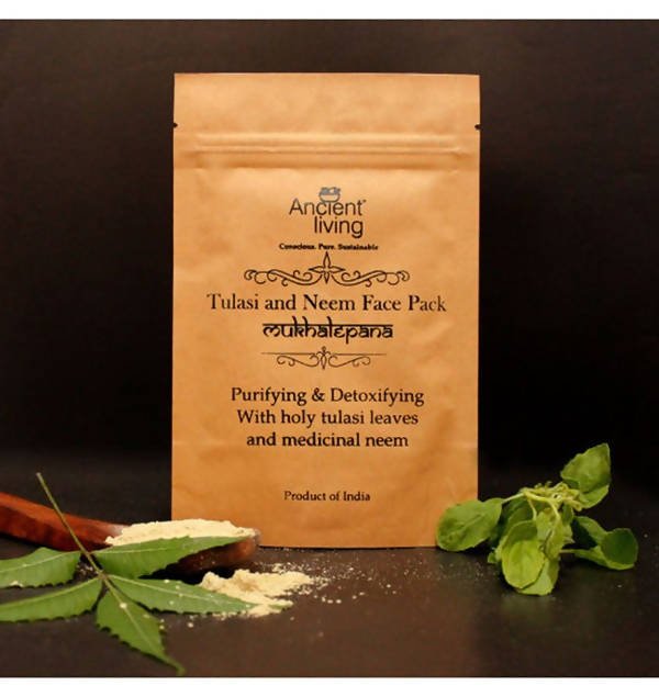 Ancient Living Tulasi And Neem Face Pack - Distacart