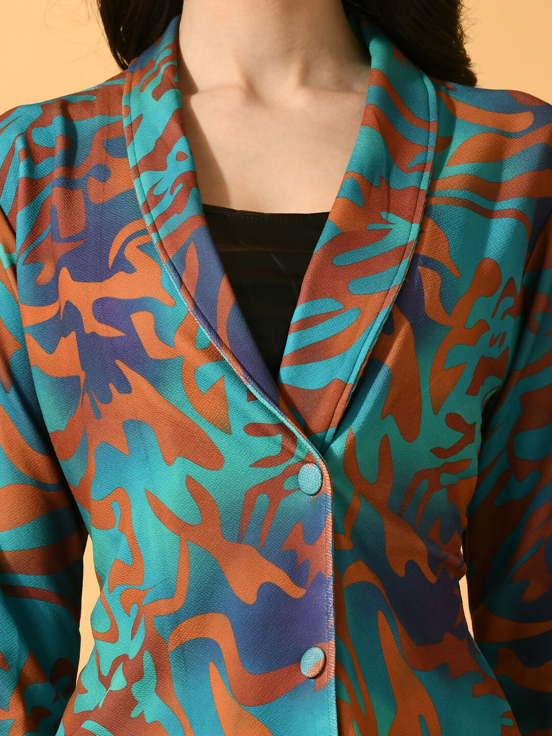 Myshka Women's Multi Printed Ombre Jacket - Distacart