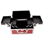 Thumbnail for Bronson Professional Makeup Vanity Trousseau Box Faux Leather Finish (Multi-Color) - Dista