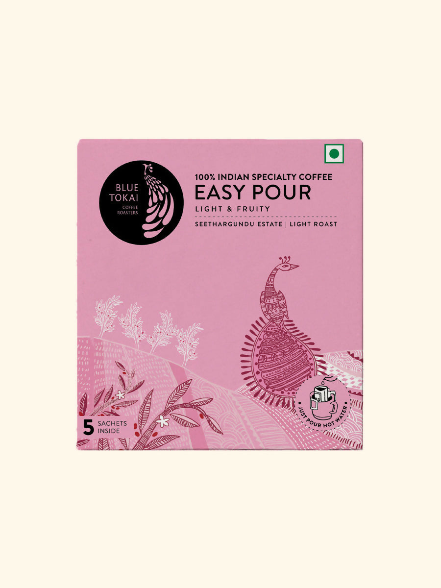 Blue Tokai Seethargundu Estate Light Roast Easy Pour Sachets - Distacart