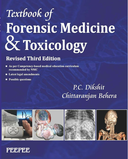 Textbook Of Forensic Medicine & Toxicology 3E-PC Dikshit - Dista