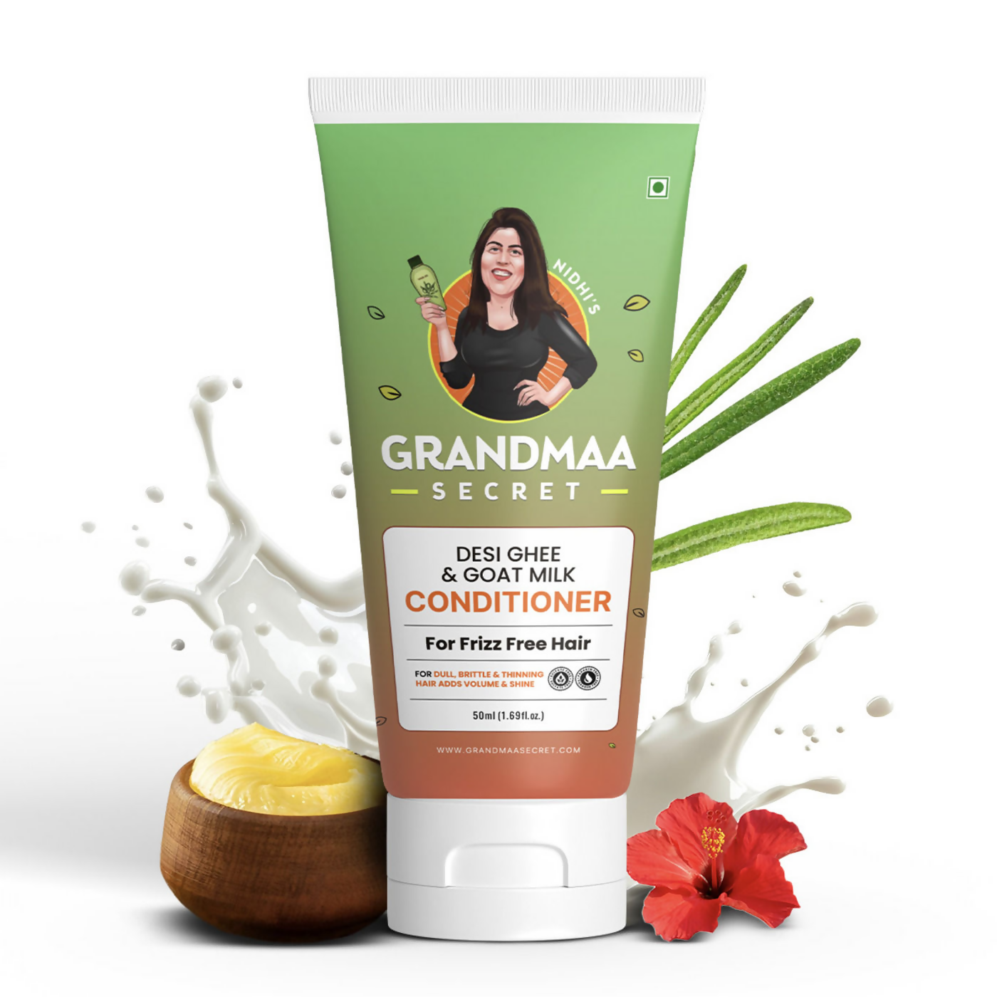 Nidhi's Grandmaa Secret Desi Ghee and Goat Milk Conditioner - Distacart