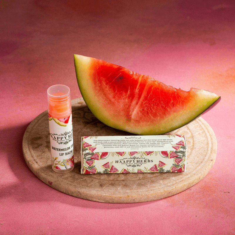 Haappyherbs Lip Balm With Tint Watermelon - Distacart