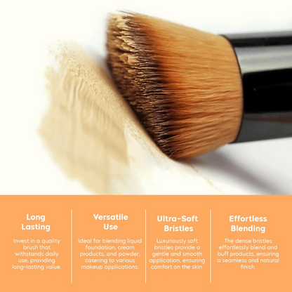 Gleva Wooden Makeup Brush - Distacart