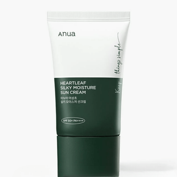 Anua Hearleaf Silky Moisture Suncream - Korean Skincare - Distacart
