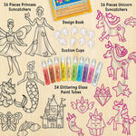 Thumbnail for Imagimake Window Art Princess & Unicorn Suncatcher Kit Unicorn Toys for Girls Age 5-8 Craft Kits