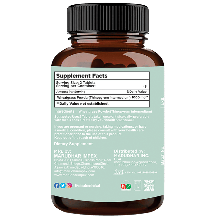 Minature Wheatgrass Tablet