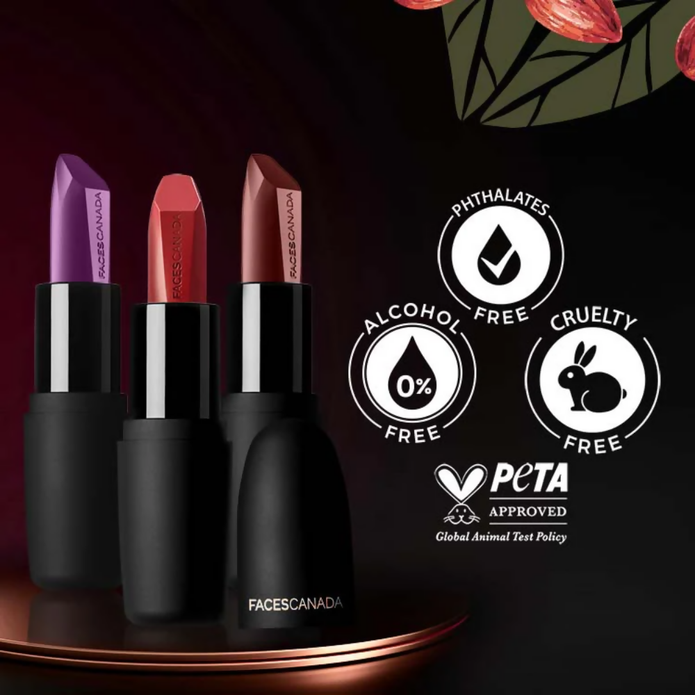 Faces Canada Weightless Matte Finish Lipstick - Maroon Love 06 - Distacart