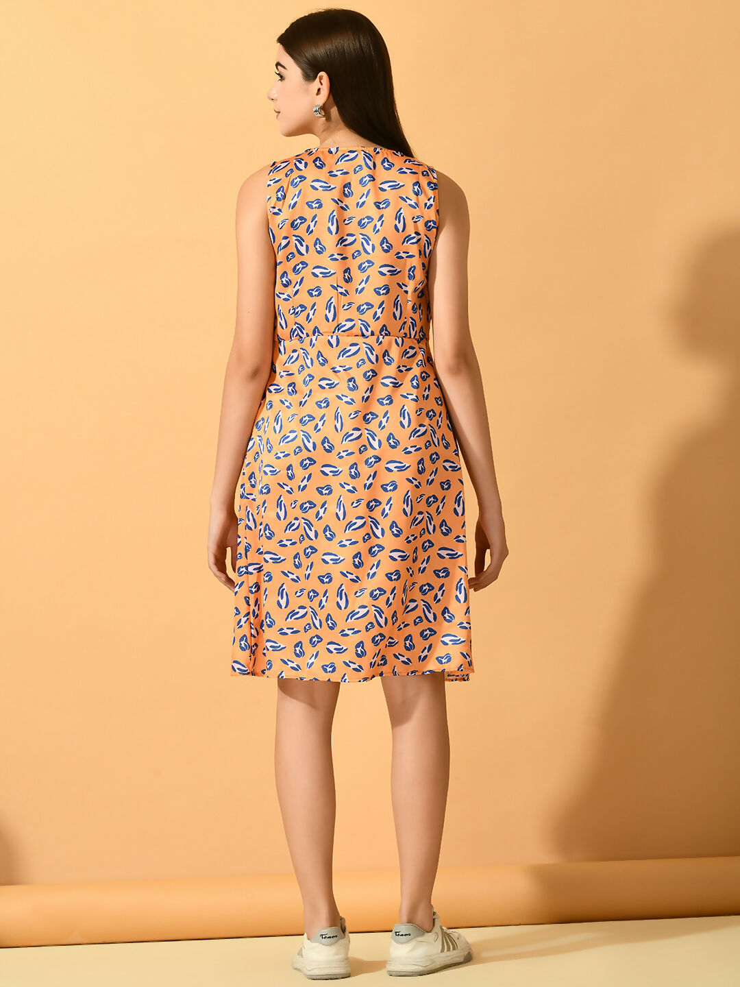 Myshka Women's Yellow Wrap Party Dress - Distacart