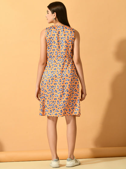 Myshka Women's Yellow Wrap Party Dress - Distacart