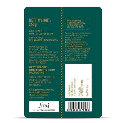 Cothas Coffee Aroma Gold Medium Roasted Coffee Beans - Distacart