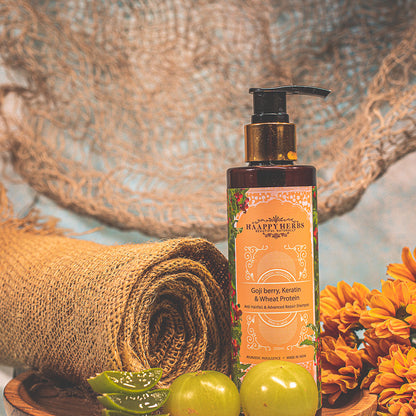 Haappyherbs Goji Berry, Keratin & Wheat Protein Shampoo - Distacart