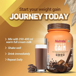 Thumbnail for Patanjali Nutrela Weight Gain Chocolate Flavour