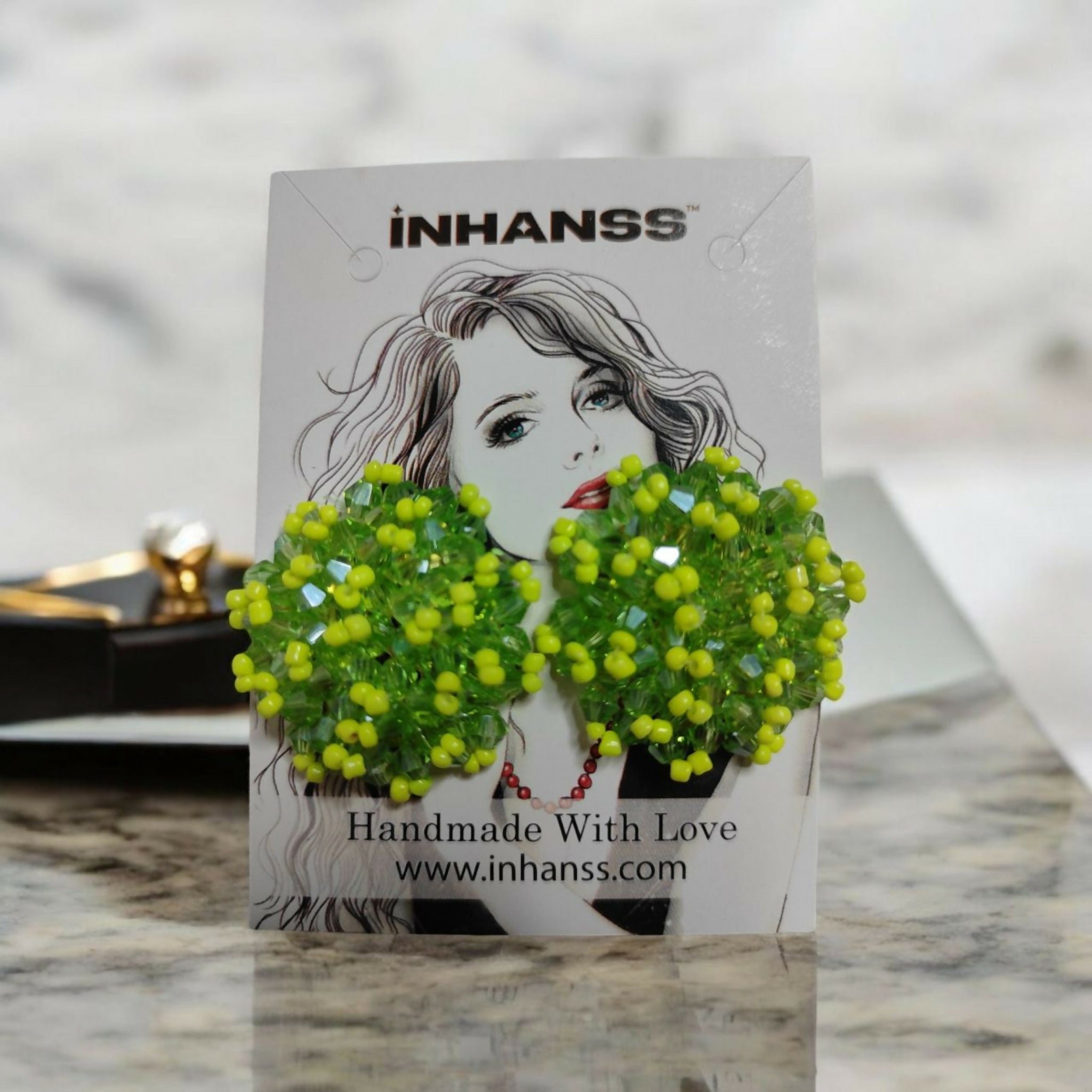 Inhanns Premium Everyday Studs - Neon Green - Distacart
