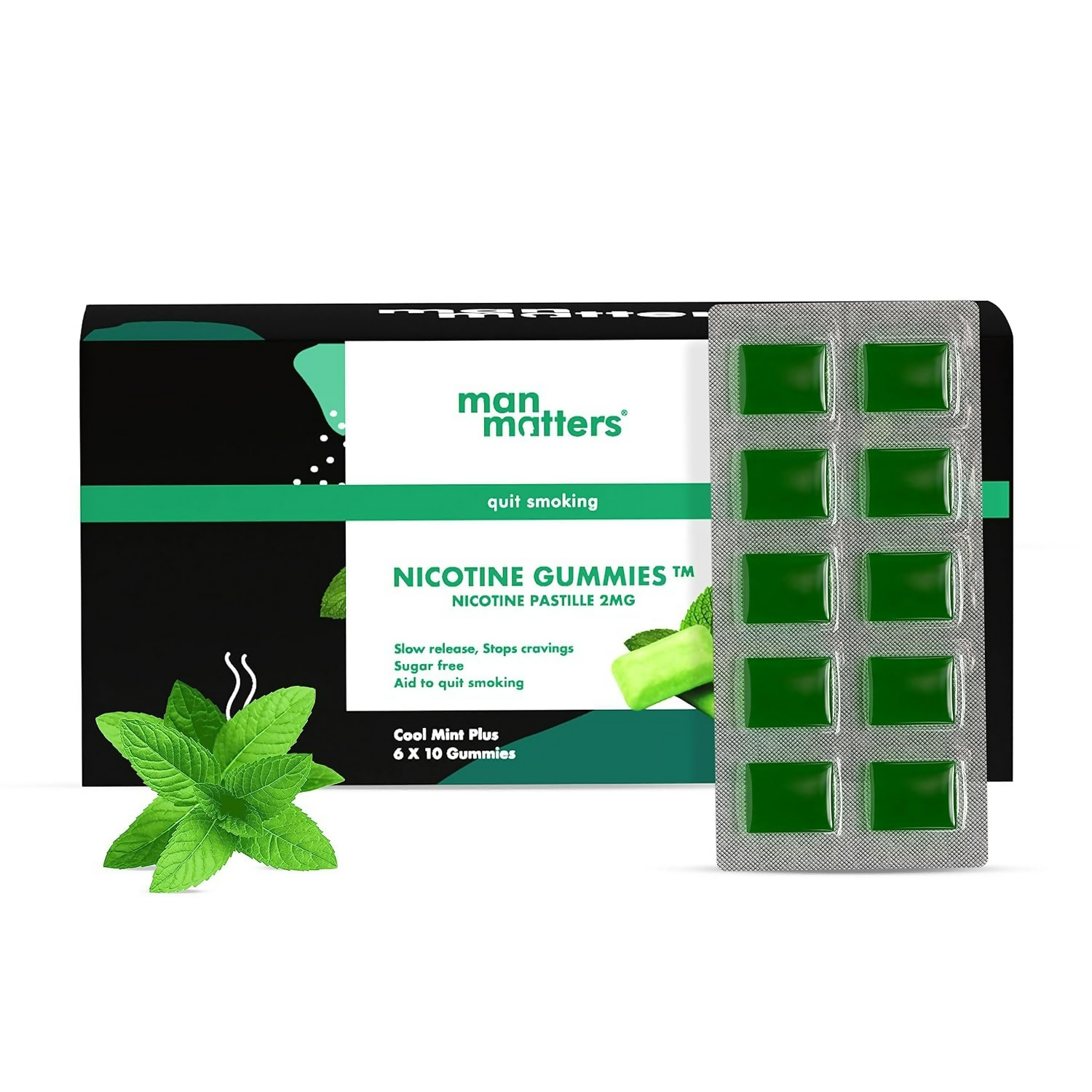 Man Matters Nicotine Gummies 2mg - Distacart