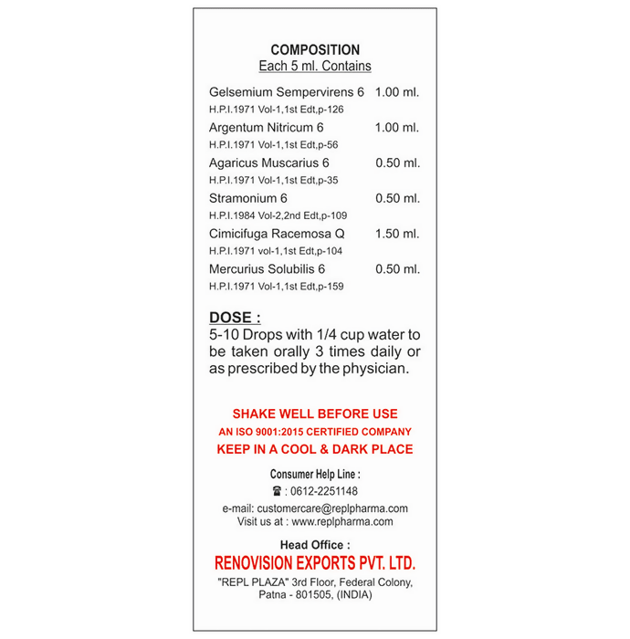 Repl Dr. Advice No.148 Tremor-En Drops - Distacart