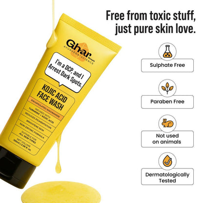 Ghar Soaps Kojic Acid & Turmeric Face Wash - Distacart