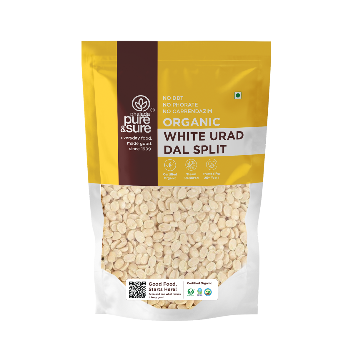 Pure & Sure Organic White Urad Dal Split