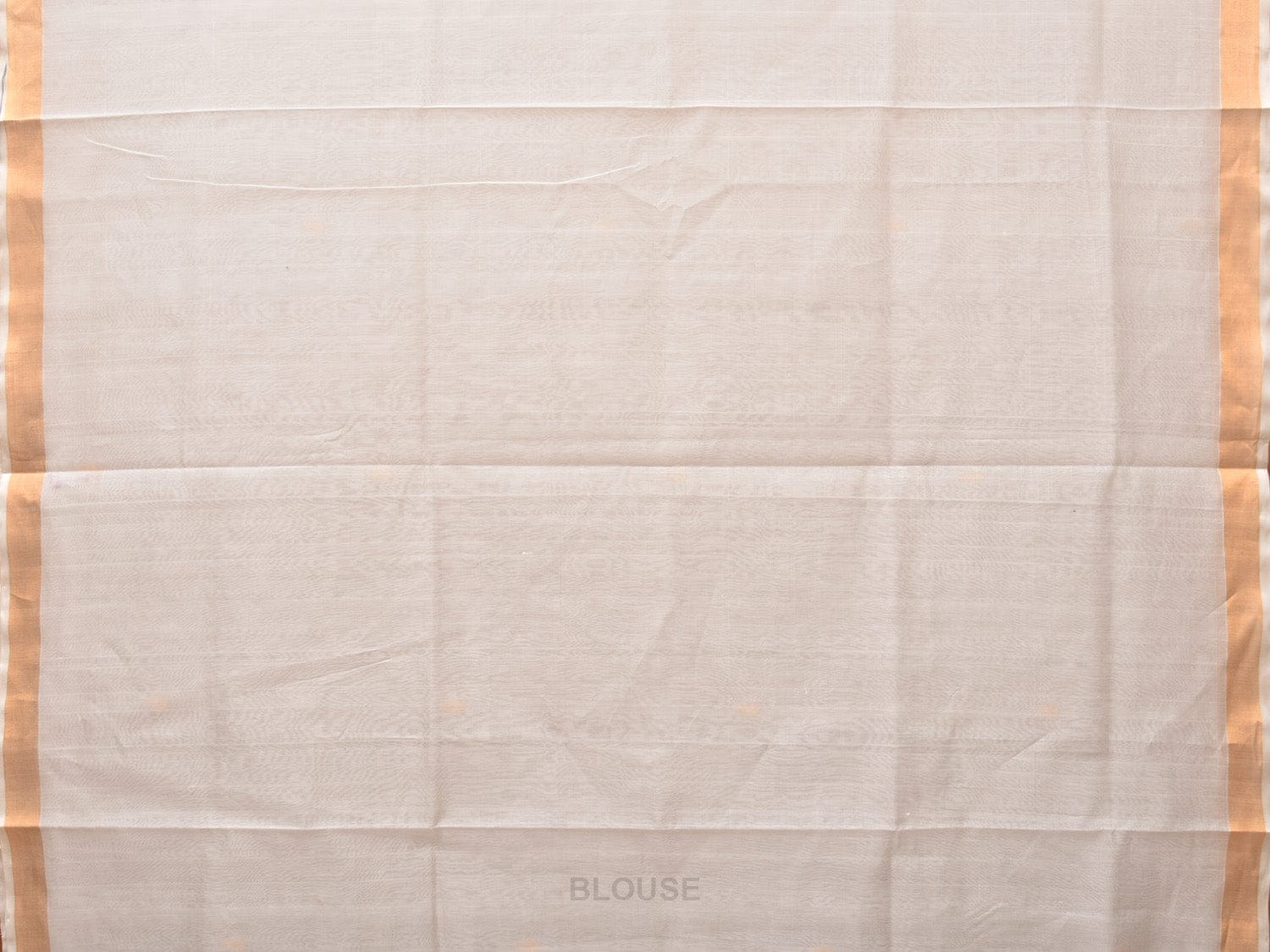 White Uppada Cotton Silk Handloom Saree with Hamsa Pallu Design - Global Threads - Distacart