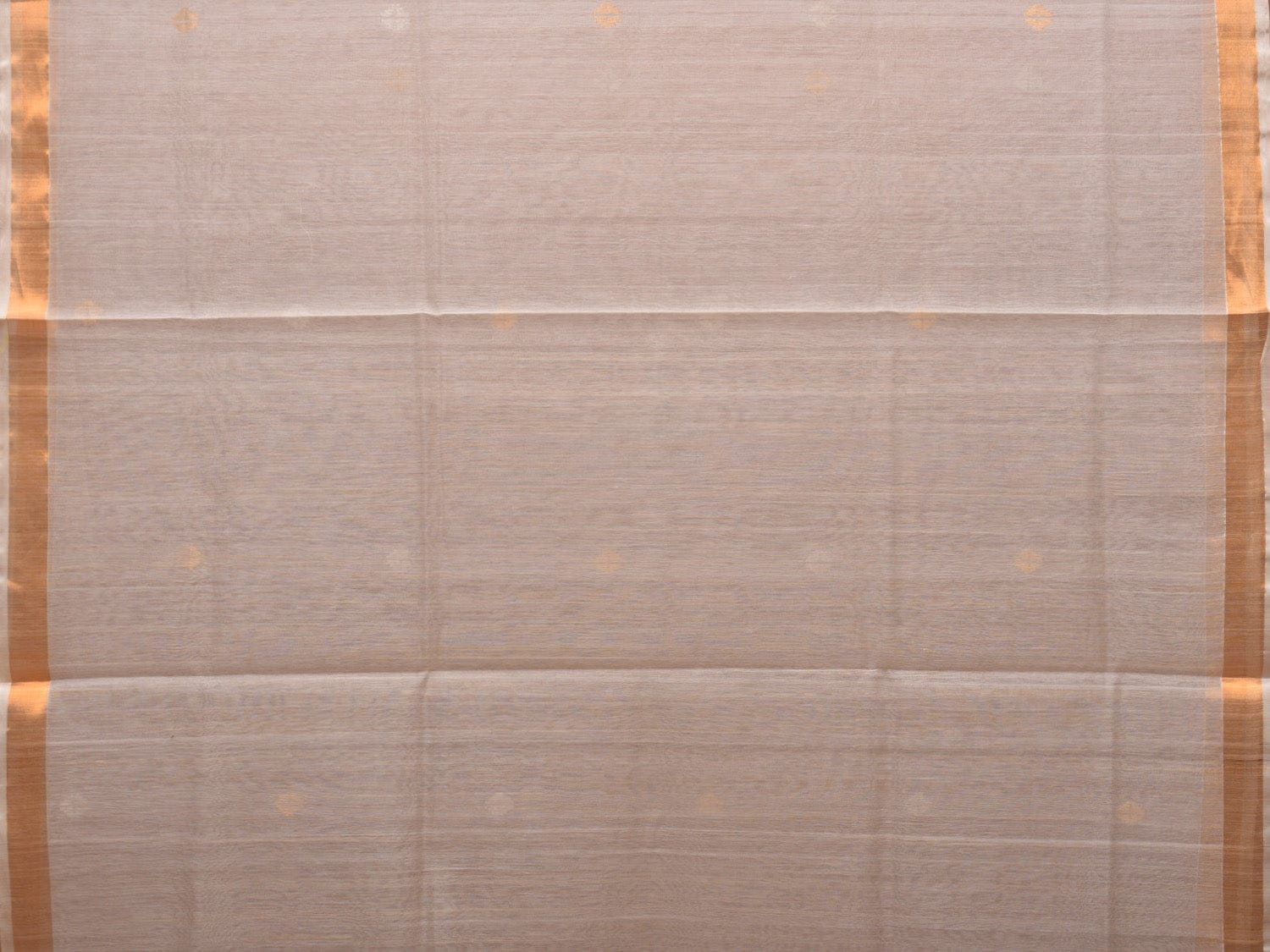 White Uppada Cotton Silk Handloom Saree with Mango Pallu Design - Global Threads - Distacart