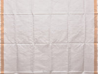 Thumbnail for White Uppada Silk Handloom Saree with Jamdani Pallu Design - Global Threads - Distacart