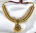 Thumbnail for Elite Trading Classical Dance Jewelry – Bharatanatyam Small Necklace for Women & Girls - Distacart
