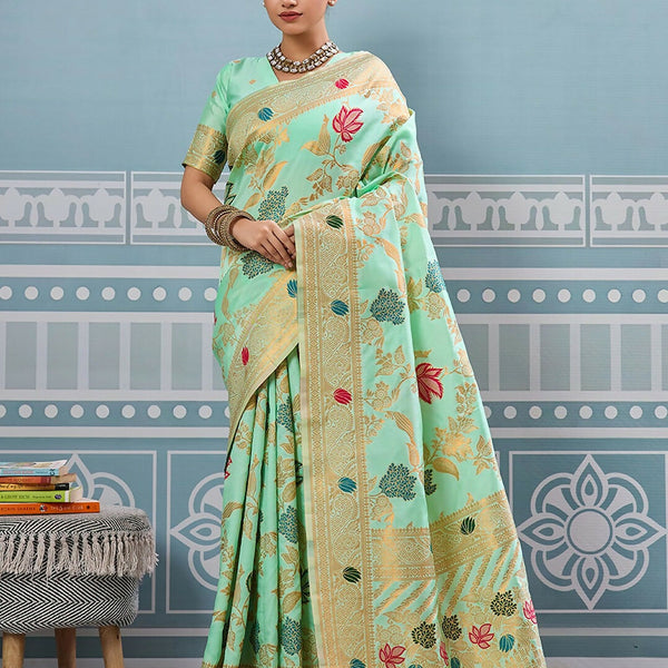 Astita Pista Silk Saree