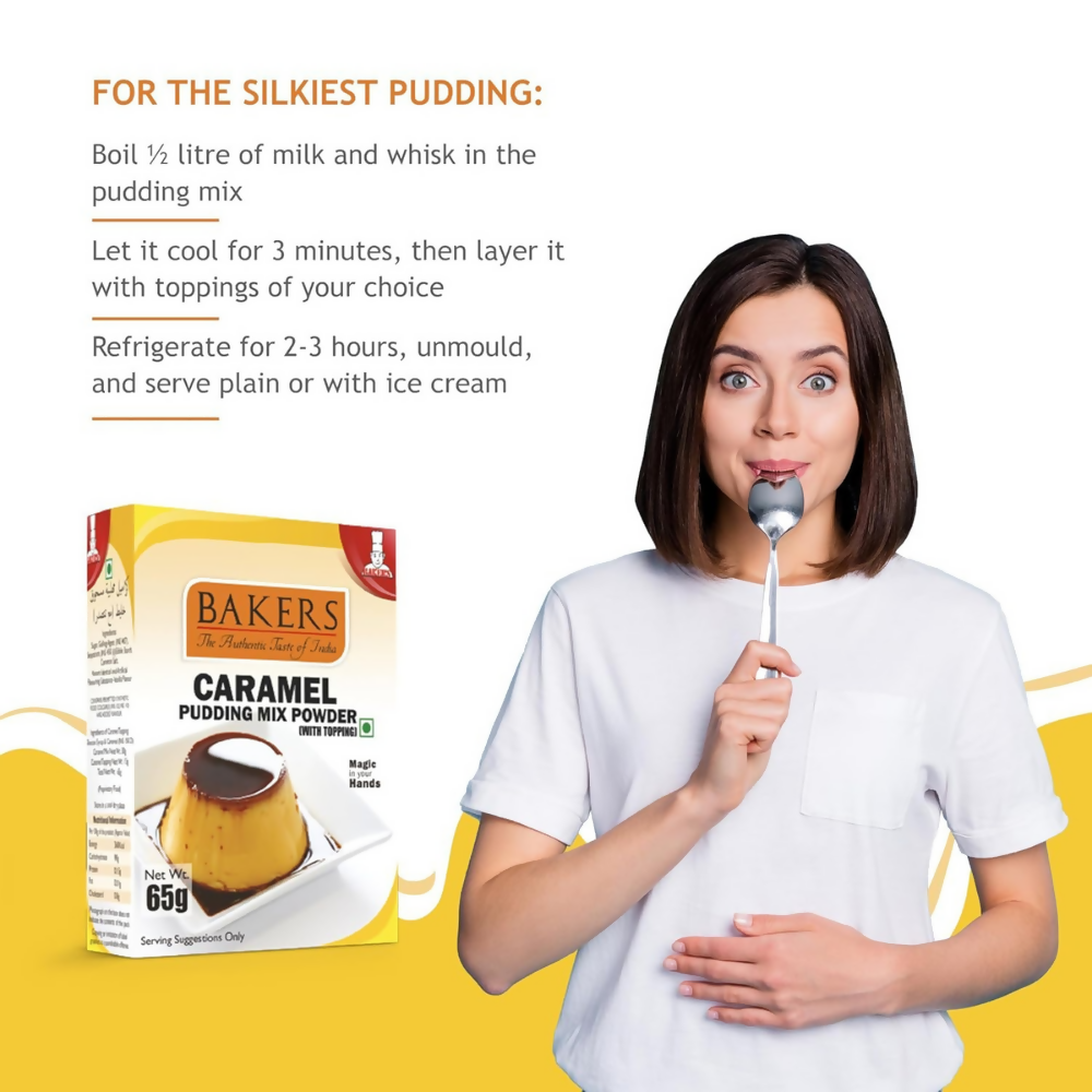 BAKERS Instant Pudding Mix - Caramel Flavor - Dista