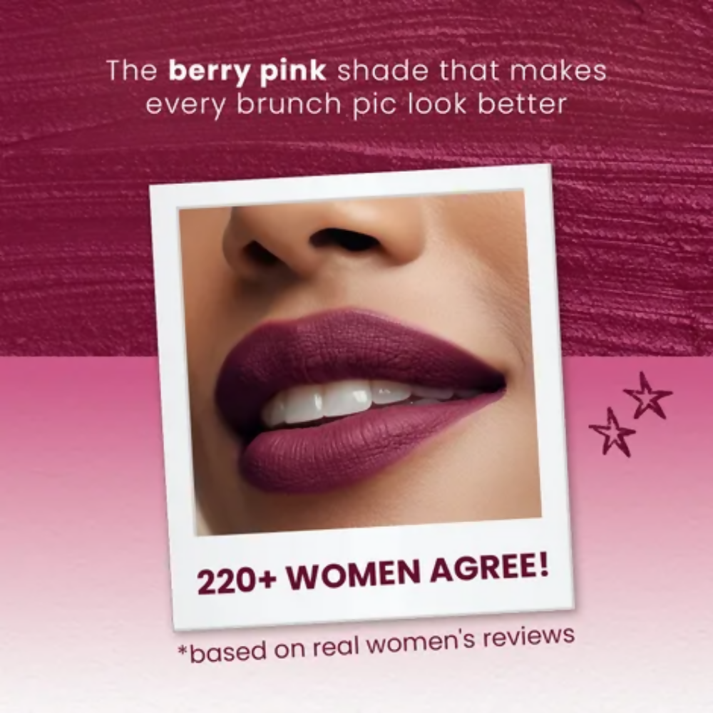 NY Bae Velvet Mousse Liquid Lipstick - Passionate Plum 03 - Distacart