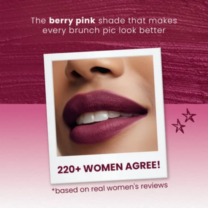NY Bae Velvet Mousse Liquid Lipstick - Passionate Plum 03 - Distacart