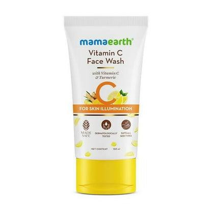 Mamaearth Vitamin C Face Wash with Vitamin C and Turmeric - Distacart