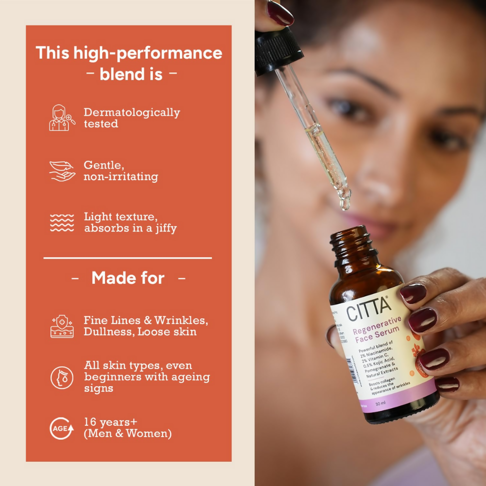 Citta Anti-Aging Face Serum – Regenerative Serum - Distacart