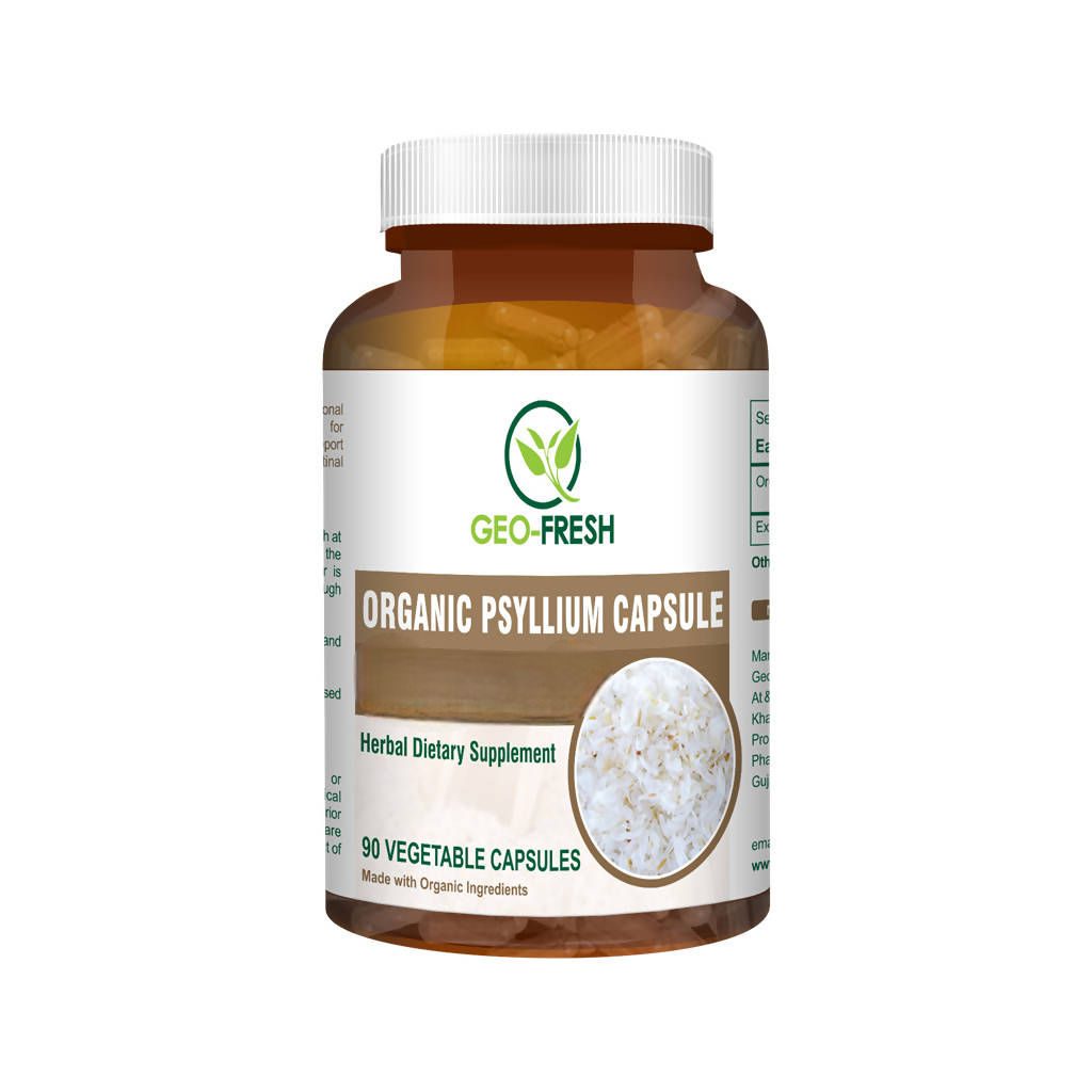 Geo-Fresh Organic Psyllium Capsules - Distacart