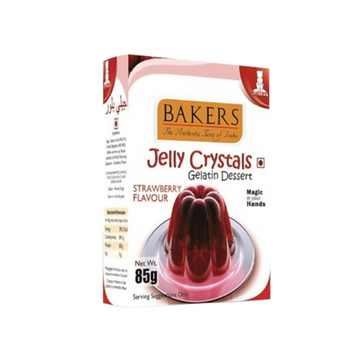 BAKERS Jelly Crystals (Gelatin Dessert) - Strawberry - Dista
