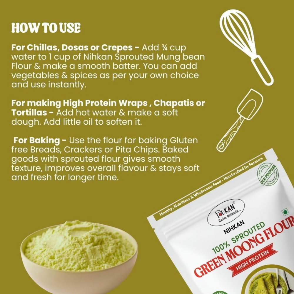NIHKAN Sprouted Moong flour - Dista