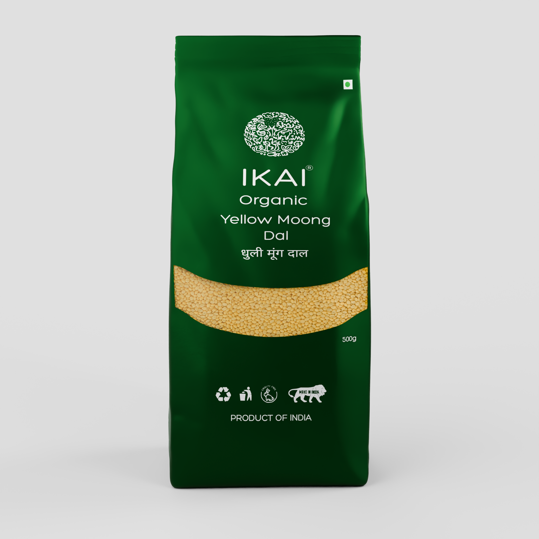 2 - Organic Yellow Moong Dal - 500 gm
