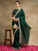 kasee Solid Embroidered Pure Silk Saree - Distacart