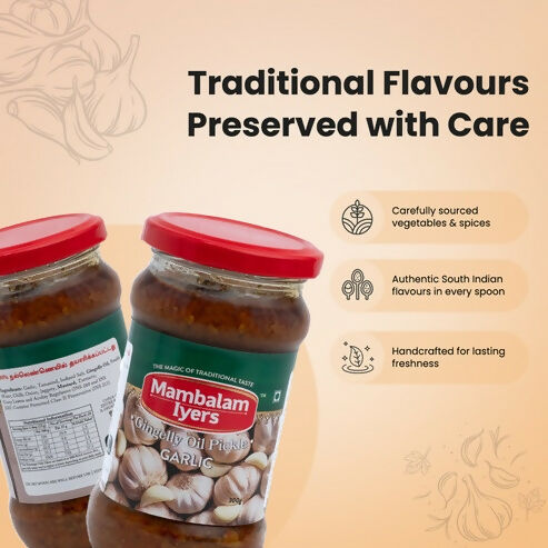 Mambalam Iyers Garlic Pickle - Distacart