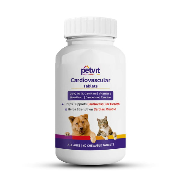 Petvit Cardiovascular Dog Supplement Tablets