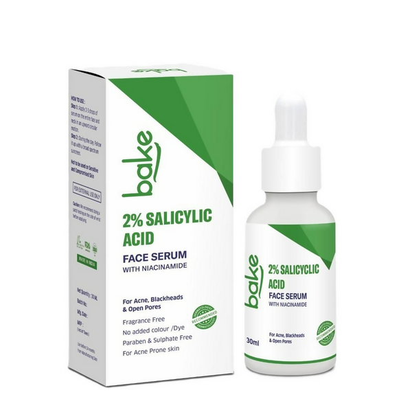 Bake 2% Salicylic Acid Face Serum With Niacinamide - Distacart