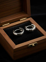 Thumbnail for NVR Men's Silver Plated Hoop Earrings - Distacart